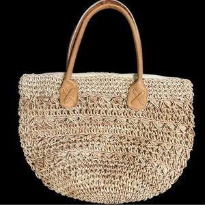♦️STRAW♦️HANDMADE HANDBAG/TOTE